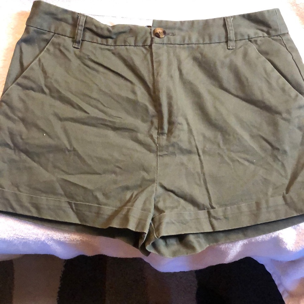 Green shorts
